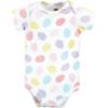 imageHudson Baby babygirls Cotton Bodysuits 3packHappy Easter