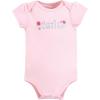 imageHudson Baby babygirls Cotton Bodysuits 3packHappy Girl Wreath