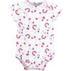 imageHudson Baby babygirls Cotton Bodysuits 3packHappy Girl Wreath
