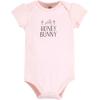 imageHudson Baby babygirls Cotton Bodysuits 3packHoney Bunny Flower