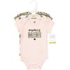 imageHudson Baby babygirls Cotton Bodysuits 3packLeopard Hearts