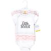 imageHudson Baby babygirls Cotton Bodysuits 3packLittle Sister Tutu