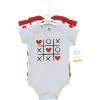 imageHudson Baby babygirls Cotton Bodysuits 3packLove Hearts
