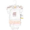 imageHudson Baby babygirls Cotton Bodysuits 3packLove Rainbow Tutu
