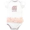 imageHudson Baby babygirls Cotton Bodysuits 3packLove Rainbow Tutu