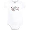 imageHudson Baby babygirls Cotton Bodysuits 3packMamas Bestie Flower