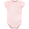 imageHudson Baby babygirls Cotton Bodysuits 3packMamas Girl Pink Peony Tutu