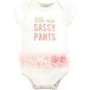 imageHudson Baby babygirls Cotton Bodysuits 3packMiss Sassy Pants