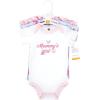 imageHudson Baby babygirls Cotton Bodysuits 3packMommys Girl Butterfly