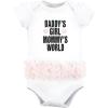 imageHudson Baby babygirls Cotton Bodysuits 3packMommys World Tutu