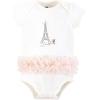imageHudson Baby babygirls Cotton Bodysuits 3packParis Tutu