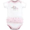 imageHudson Baby babygirls Cotton Bodysuits 3packPink Gray Elephant