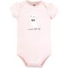 imageHudson Baby babygirls Cotton Bodysuits 3packPurrfect