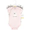 imageHudson Baby babygirls Cotton Bodysuits 3packPurrfect