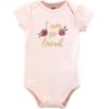 imageHudson Baby babygirls Cotton Bodysuits 3packSo Loved Roses