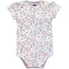 imageHudson Baby babygirls Cotton Bodysuits 3packSo Pretty Flower