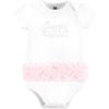 imageHudson Baby babygirls Cotton Bodysuits 3packSparkle Princess Tutu