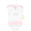 imageHudson Baby babygirls Cotton Bodysuits 3packSparkle Princess Tutu