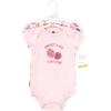 imageHudson Baby babygirls Cotton Bodysuits 3packStrawberry Love