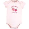 imageHudson Baby babygirls Cotton Bodysuits 3packStrawberry Love