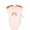 imageHudson Baby babygirls Cotton Bodysuits 3packSunshine Rainbows