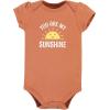 imageHudson Baby babygirls Cotton Bodysuits 3packSunshine Rainbows