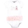 imageHudson Baby babygirls Cotton Bodysuits 3packTutu Cute