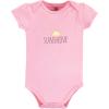 imageHudson Baby babygirls Cotton Bodysuits 3packWild Flower Garden