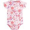 imageHudson Baby babygirls Cotton Bodysuits 3packWonderful Floral
