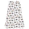imageHudson Baby Unisex Baby Cotton Sleeveless Wearable Sleeping Bag Sack Blanket Modern Rainbow 06 MonthsAnimal Adventure