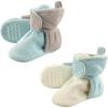 imageHudson Baby UnisexChild Cozy Fleece BootiesMint Gray