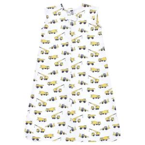 imageHudson Baby Unisex Baby Cotton Sleeveless Wearable Sleeping Bag Sack Blanket Modern Rainbow 06 MonthsConstruction