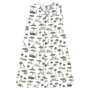 imageHudson Baby Unisex Baby Cotton Sleeveless Wearable Sleeping Bag Sack Blanket Modern Rainbow 06 MonthsGoing on Safari