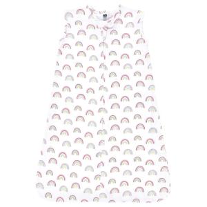 imageHudson Baby Unisex Baby Cotton Sleeveless Wearable Sleeping Bag Sack Blanket Modern Rainbow 06 MonthsModern Rainbow