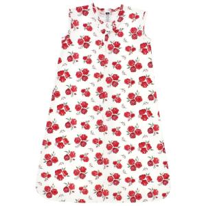 imageHudson Baby Unisex Baby Cotton Sleeveless Wearable Sleeping Bag Sack Blanket Modern Rainbow 06 MonthsRed Rose