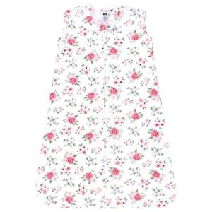 imageHudson Baby Unisex Baby Cotton Sleeveless Wearable Sleeping Bag Sack Blanket Modern Rainbow 06 MonthsVintage Floral