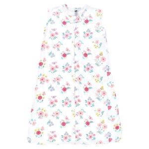 imageHudson Baby Unisex Baby Cotton Sleeveless Wearable Sleeping Bag Whale Aztec 1824 Months USButterfly Floral