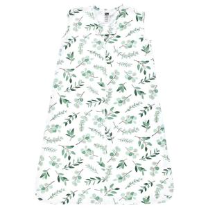 imageHudson Baby Unisex Baby Cotton Sleeveless Wearable Sleeping Bag Whale Aztec 1824 Months USEucalyptus