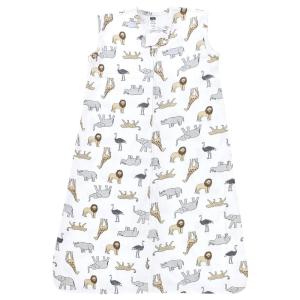 imageHudson Baby Unisex Baby Cotton Sleeveless Wearable Sleeping Bag Whale Aztec 1824 Months USModern Safari