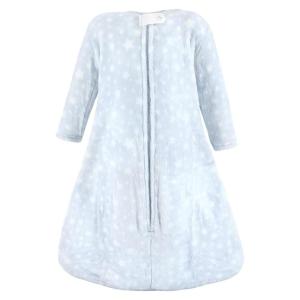 imageHudson Baby Unisex Baby Plush Sleeping Bag Sack Blanket Boy Farm Animals Long Sleeve 612 MonthsBlue Stars