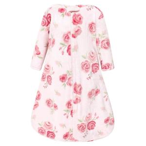 imageHudson Baby Unisex Baby Plush Sleeping Bag Sack Blanket Boy Farm Animals Long Sleeve 612 MonthsBlush Rose Longsleeve