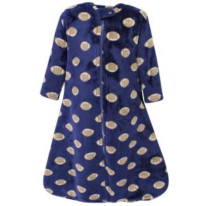 imageHudson Baby Unisex Baby Plush Sleeping Bag Sack Blanket Boy Farm Animals Long Sleeve 612 MonthsLongsleeve Football