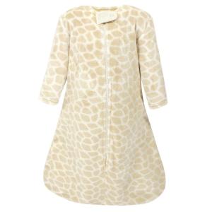 imageHudson Baby Unisex Baby Plush Sleeping Bag Sack Blanket Boy Farm Animals Long Sleeve 612 MonthsLongsleeve Giraffe