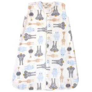 imageHudson Baby Unisex Baby Plush Sleeping Bag Sack Blanket Boy Farm Animals Long Sleeve 612 MonthsRoyal Safari