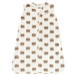 imageHudson Baby Unisex Baby Plush Sleeping Bag Sack Blanket Boy Farm Animals Long Sleeve 612 MonthsSleeveless Bear