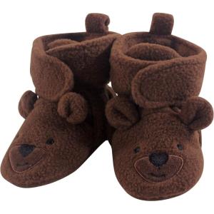 imageHudson Baby UnisexChild Cozy Fleece BootiesBrown Bear