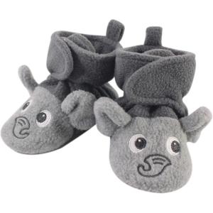 imageHudson Baby UnisexChild Cozy Fleece BootiesHeather Gray Elephant