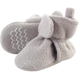 imageHudson Baby UnisexChild Cozy Fleece BootiesLight Gray