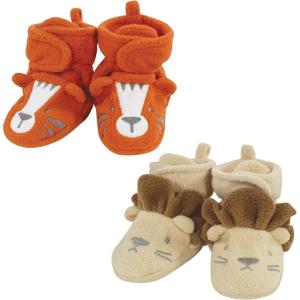 imageHudson Baby UnisexChild Cozy Fleece BootiesLion Tiger
