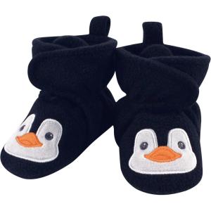 imageHudson Baby UnisexChild Cozy Fleece BootiesNavy Penguin